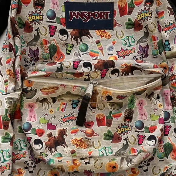 Jansport Multicolor Graphic Backpack - Picture 3 of 7